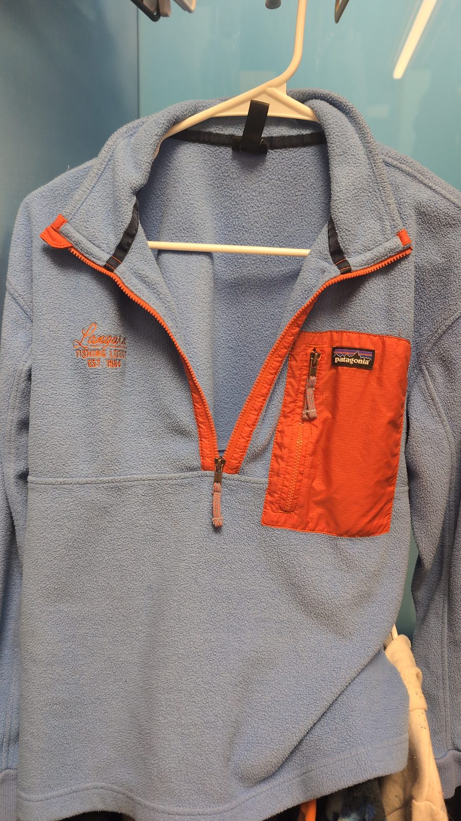 Extra large Patagonia fleece langars fishing lodge jacket